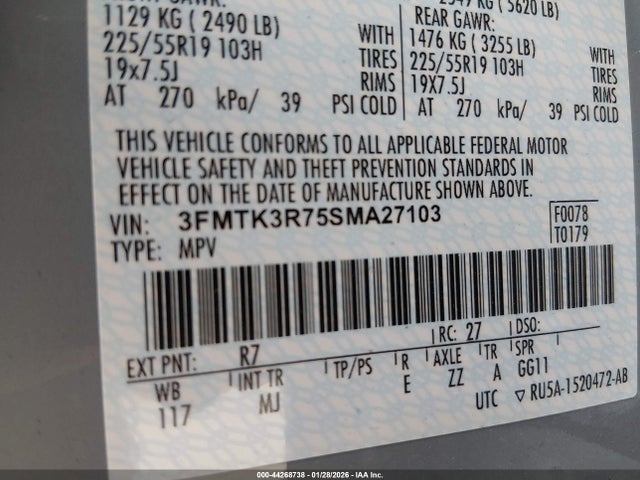 2025 FORD MUSTANG MACH-E 3FMTK3R75SMA27103 Photo 8