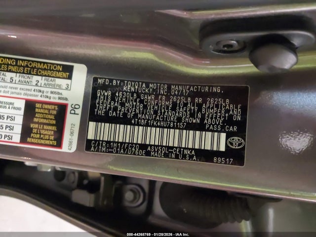 Toyota CAMRY LE 2017 4T1BF1FK4HU781157 Image 9
