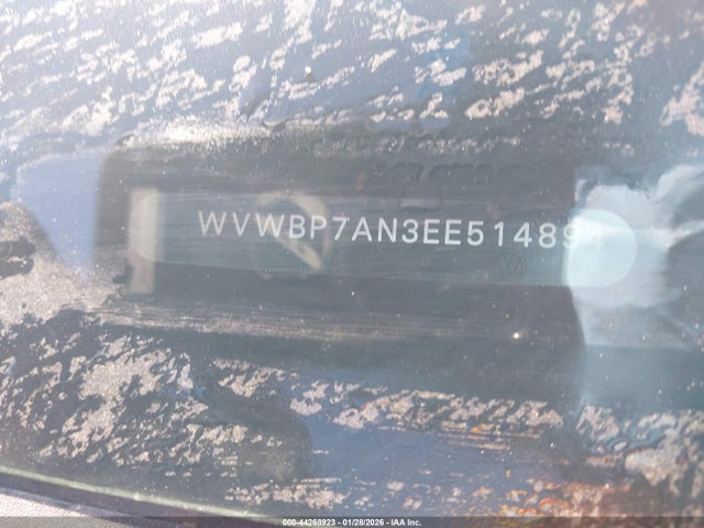 WVWBP7AN3EE514894 Volkswagen Cc 2.0t Sport