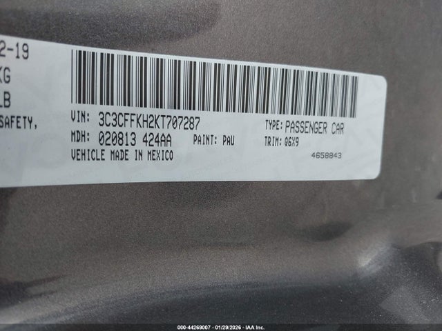 2019 FIAT 500 3C3CFFKH2KT707287 Photo 8