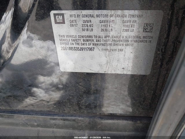 2018 CADILLAC XTS 2G61M5S35J9117967 Photo 8