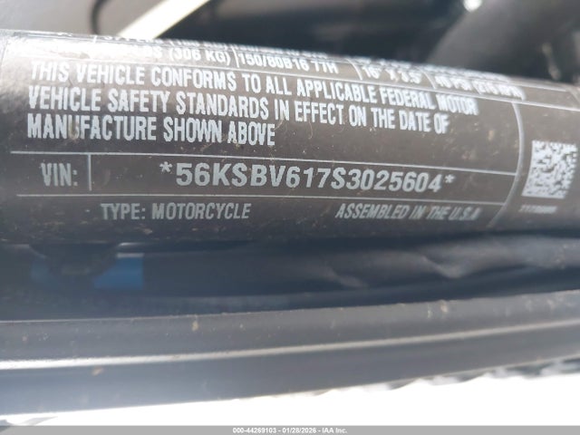 2025 INDIAN MOTORCYCLE CO. SCOUT 56KSBV617S3025604 Photo 9