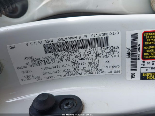 Toyota Tacoma Base V6/trd Pro 2015 5TFLU4EN2FX110786 Image 9