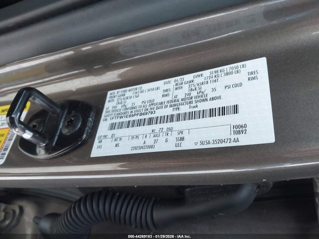 Ford F-150 Xlt 2023 1FTFW1E89PFB69793 Image 9