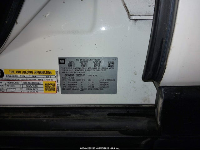 1GKKVRKD1EJ256247 GMC Acadia Slt-1