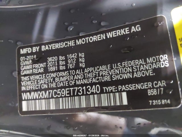 WMWXM7C59ET731340 Mini Hardtop Cooper S