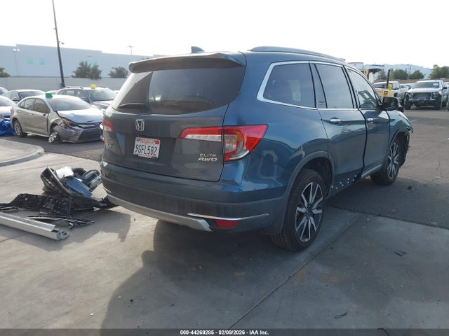 Honda Pilot Awd Elite 2022 5FNYF6H05NB033819 Image 4