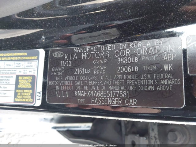 2014 KIA FORTE KNAFX4A68E5177581 Photo 8