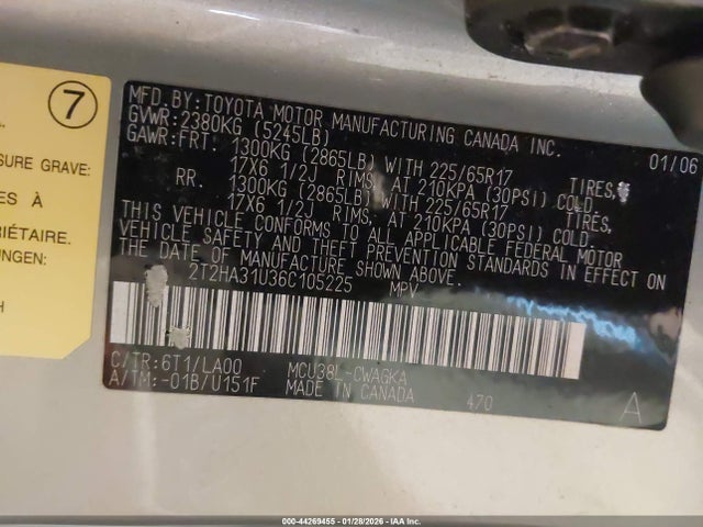 2006 LEXUS RX 330 2T2HA31U36C105225 Photo 8