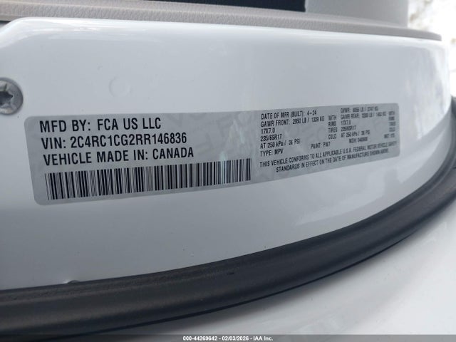 2024 CHRYSLER VOYAGER 2C4RC1CG2RR146836 Photo 8