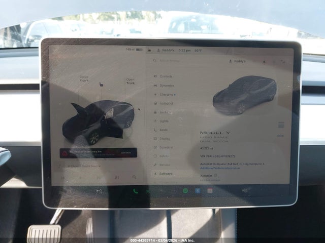 Aukcja sprzedaży 2023 Tesla Model Y Awd/long Range Dual Motor All-wheel Drive, vin: 7SAYGDEE4PF876272, numer aukcji: 44269714
