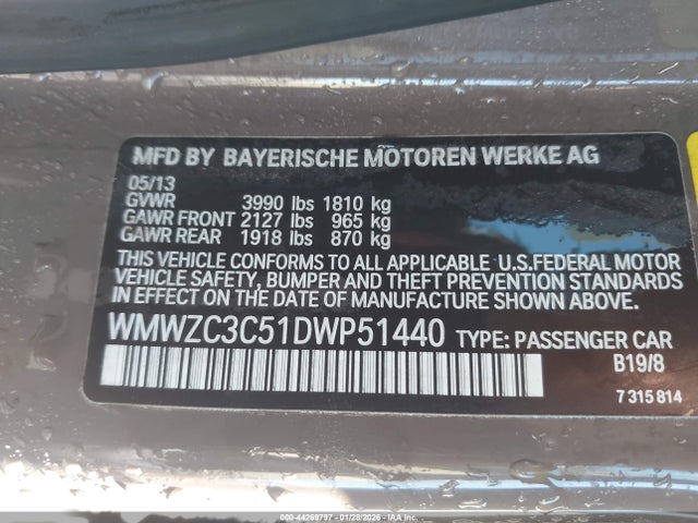 2013 MINI COUNTRYMAN WMWZC3C51DWP51440 Photo 8