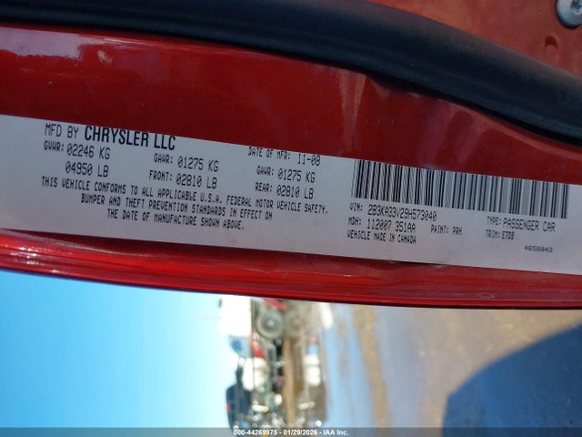 Aukcja sprzedaży 2009 Dodge Charger Sxt, vin: 2B3KA33V29H573040, numer aukcji: 44269975