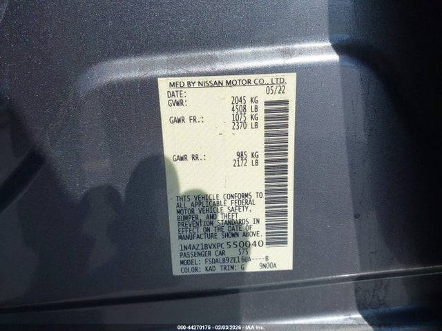 2023 NISSAN LEAF 1N4AZ1BVXPC550040 Photo 8