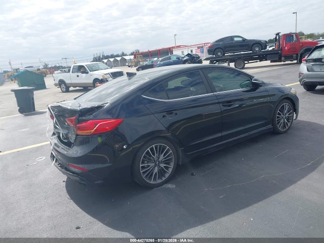 2018 Hyundai Elantra Sport მანქანა იყიდება აუქციონზე, vin: KMHD04LB8JU512777, აუქციონის ნომერი: 44270265