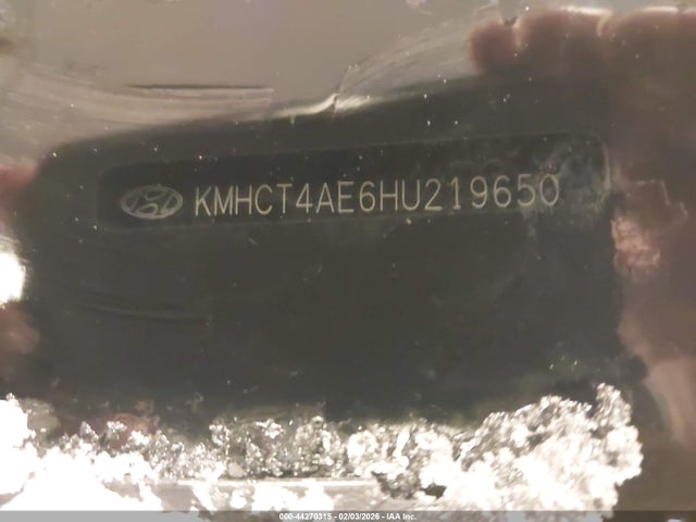 2017 Hyundai Accent Se მანქანა იყიდება აუქციონზე, vin: KMHCT4AE6HU219650, აუქციონის ნომერი: 44270315