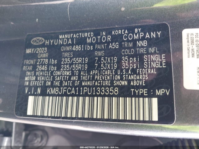 2023 HYUNDAI TUCSON HYBRID KM8JFCA11PU133358 Photo 8