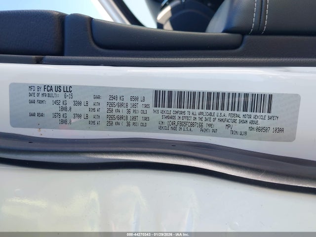 2015 JEEP GRAND CHEROKEE 1C4RJFBG5FC887166 Photo 8