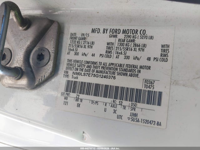 Ford Transit Connect Xl 2016 NM0LS7E75G1240376 Image 9
