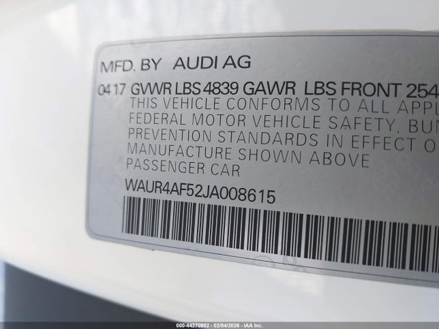 2018 AUDI S5 WAUR4AF52JA008615 Photo 8