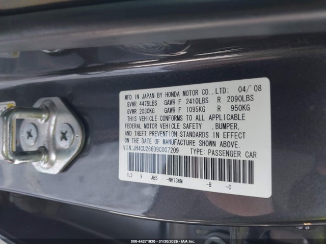 2009 ACURA TSX JH4CU26609C007209 Photo 8