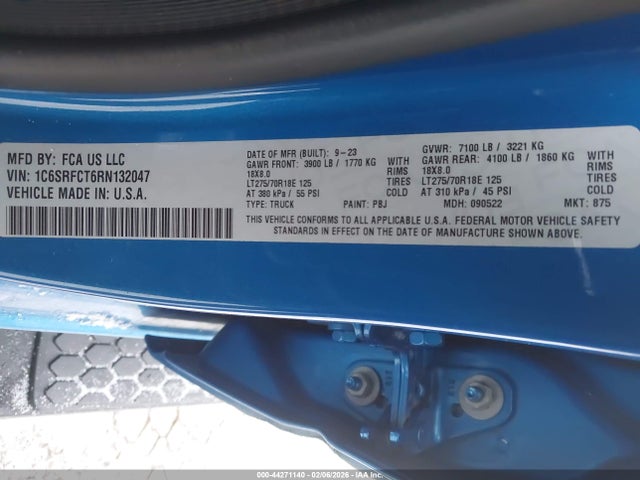2024 RAM 1500 1C6SRFCT6RN132047 Photo 8
