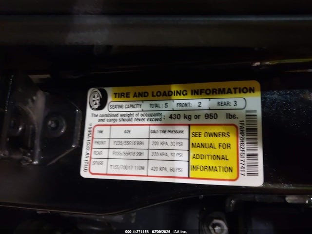 1FAHP2H82FG177417 Ford TAURUS SEL