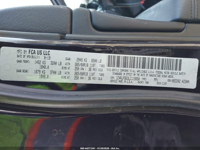 1C4RJFBG3LC115650 Jeep Grand Cherokee Limited 4x4