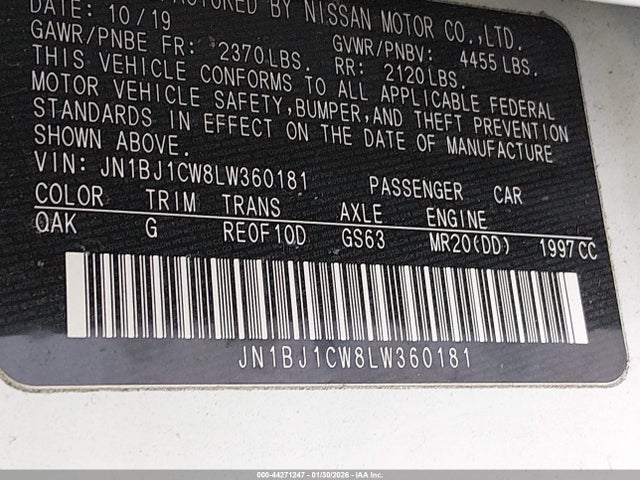 2020 NISSAN ROGUE SPORT JN1BJ1CW8LW360181 Photo 8