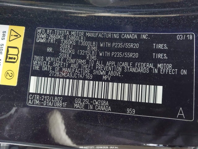 2018 LEXUS RX 350 2T2BZMCA9JC147169 Photo 8