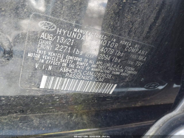 2022 HYUNDAI IONIQ HYBRID KMHC85LC4NU269638 Photo 8