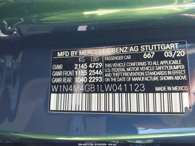 2020 MERCEDES-BENZ GLB 250 W1N4M4GB1LW041123 Photo 8