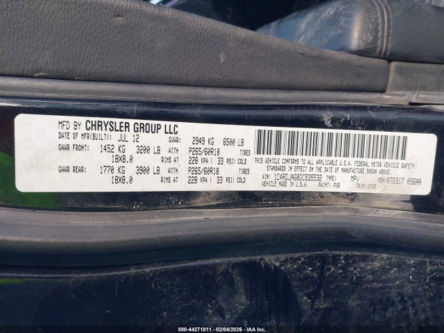 2013 DODGE DURANGO 1C4RDJAG8DC535532 Photo 8