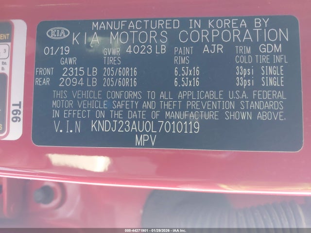 2020 KIA SOUL KNDJ23AU0L7010119 Photo 8