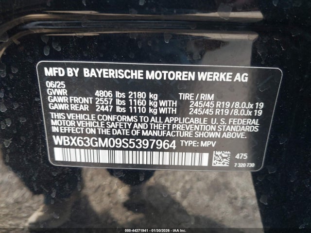 Aukcja sprzedaży 2025 Bmw X2 Xdrive28i, vin: WBX63GM09S5397964, numer aukcji: 44271941