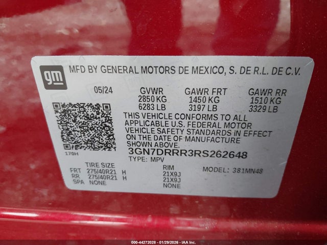 Chevrolet Equinox Ev Rs 2024 3GN7DRRR3RS262648 Image 9