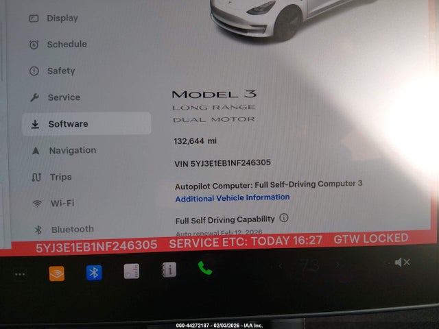 2022 TESLA MODEL 3 5YJ3E1EB1NF246305 Photo 6