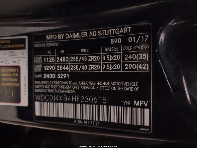 2017 MERCEDES-BENZ GLC 300 COUPE WDC0J4KB4HF230615 Photo 8