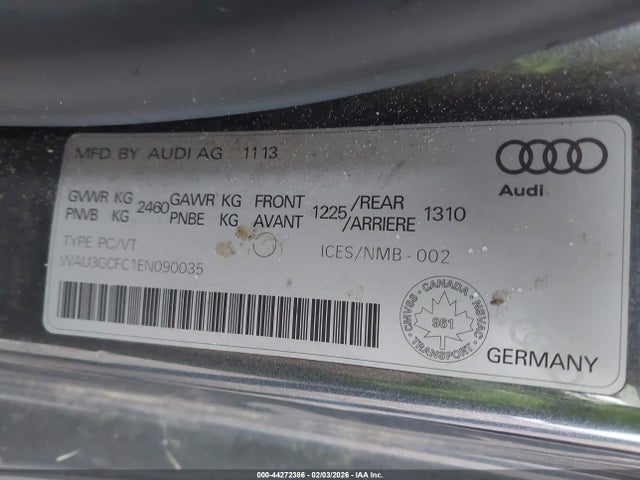 2014 AUDI A7 WAU3GCFC1EN090035 Photo 8