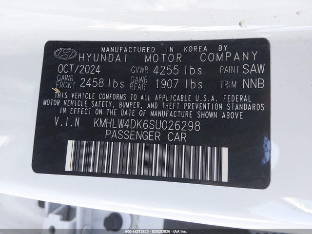 2025 HYUNDAI ELANTRA N KMHLW4DK6SU026298 Photo 8