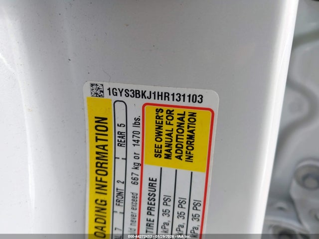 2017 CADILLAC ESCALADE 1GYS3BKJ1HR131103 Photo 8