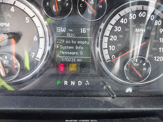 Aukcja sprzedaży 2009 Dodge Ram 1500 Slt/sport/trx, vin: 1D3HB13P49J500429, numer aukcji: 44272487