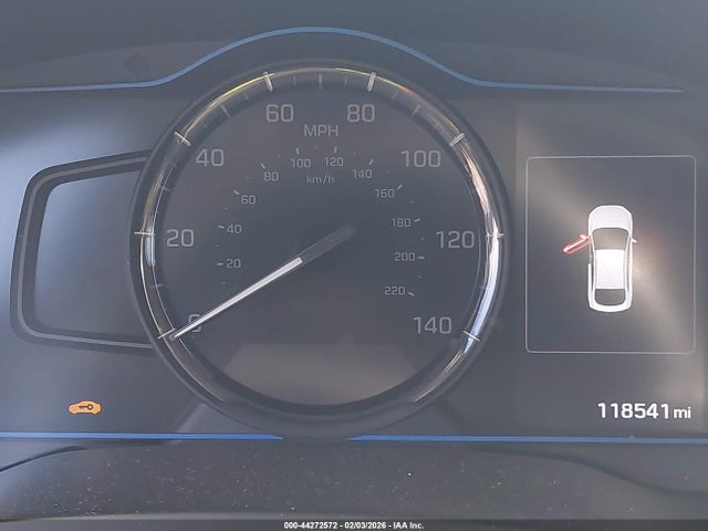 KMHC65LC1KU168316 Hyundai Ioniq Hybrid Blue