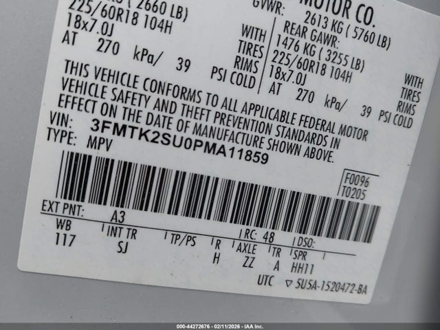 2023 FORD MUSTANG MACH-E 3FMTK2SU0PMA11859 Photo 8