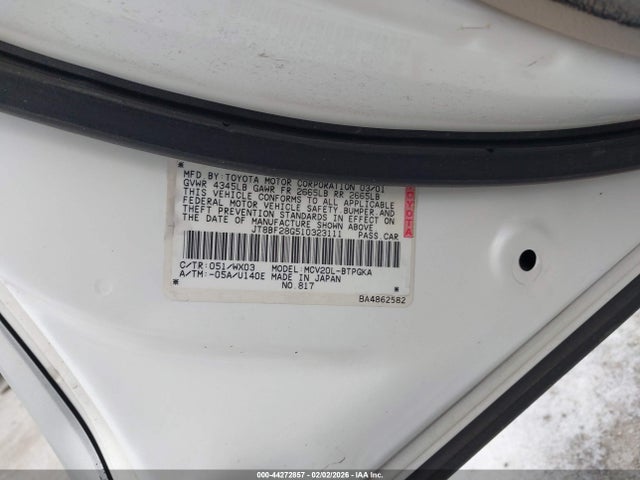 2001 LEXUS ES 300 JT8BF28G510323111 Photo 8