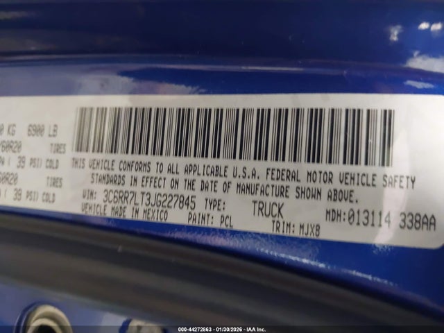 2018 RAM 1500 3C6RR7LT3JG227845 Photo 8