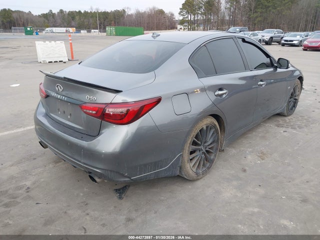 44272897 :رقم المزاد ، JN1EV7AP3JM353874 vin ، 2018 Infiniti Q50 3.0t Luxe مزاد بيع