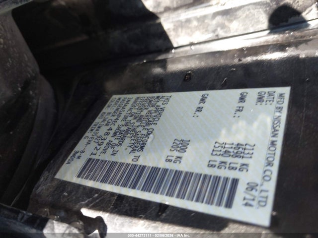 Nissan Maxima 3.5 Sv 2014 1N4AA5AP4EC483921 Image 9