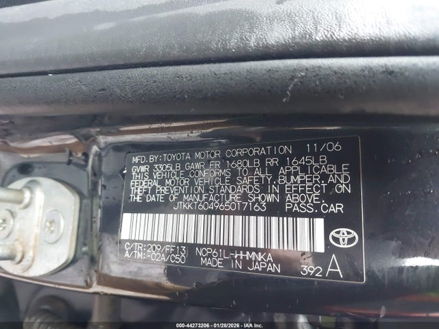 2006 SCION XA JTKKT604965017163 Photo 8