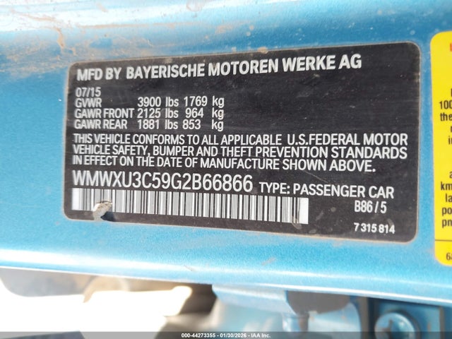 2016 MINI HARDTOP WMWXU3C59G2B66866 Photo 8